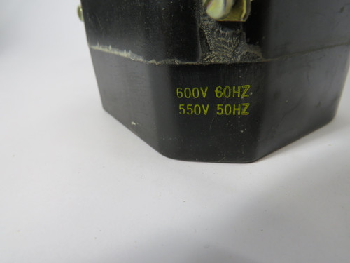 Square D 1775-S1-U25A Contactor Coil 600V 60Hz 550V 50Hz USED