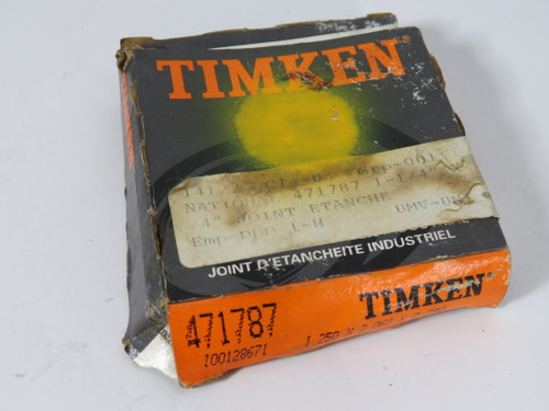 Timken 471787 National Oil Seal 2.062"OD 1.250"ID 0.250"W BOX DAMAGE NEW