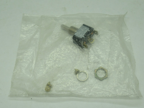 Cutler-Hammer 7502K13 Toggle Screw ON-OFF-ON 1PDT 20A@125V 10A@250V NOP