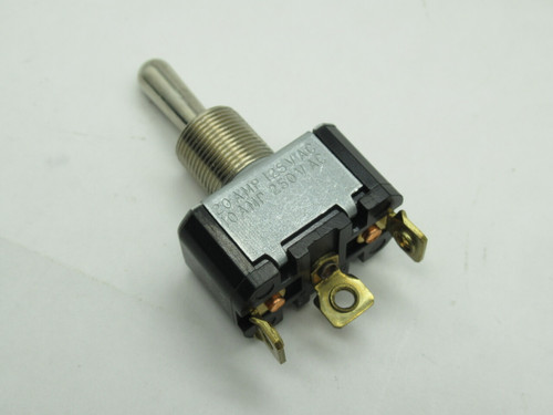 Cutler-Hammer 7502K13 Toggle Screw ON-OFF-ON 1PDT 20A@125V 10A@250V NOP