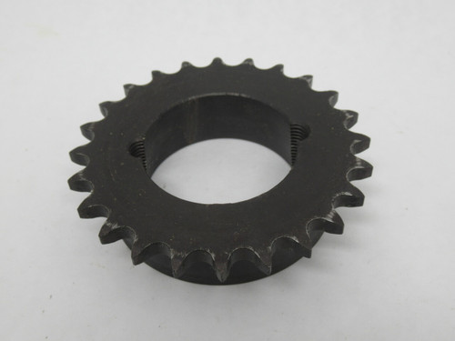 Martin 41BTL24-1610 Roller Chain Sprocket 1-5/8" Max Bore 24T 41C 1/2"P USED