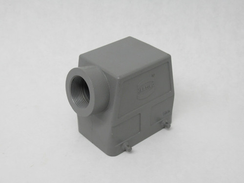 Harting 09200320520 Side Entry Connector Hood 4 Pegs 21PG Size 32A USED