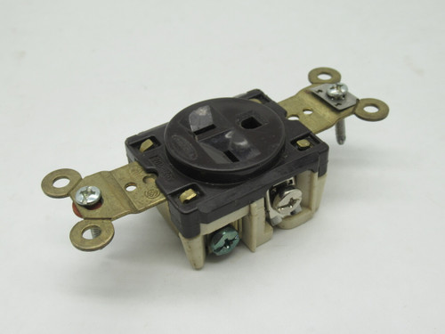 Hubbell 6331 Straight Blade Receptacle 20A 125V 3W 2P USED