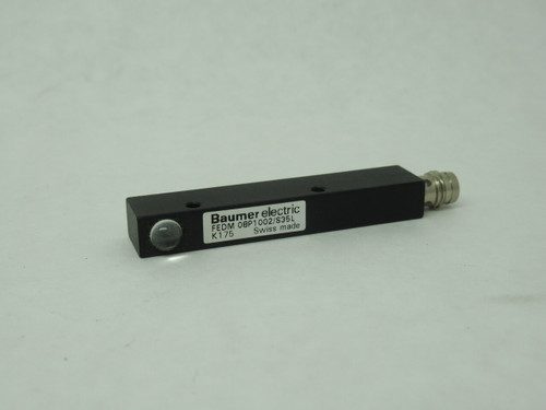 Baumer FEDM08P1002/S35L Through Beam Sensor Receiver 10-30VDC 100mA 2.5m NOP