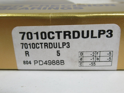 NSK 7010CTRSULP3 Super Precision Angular Contact Bearing 50x80x16mm SINGLE NEW