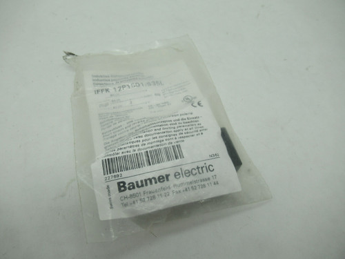 Baumer IFFK-12P1501/S35L Inductive Proximity Sensor NEW