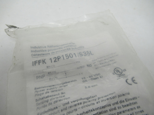 Baumer IFFK-12P1501/S35L Inductive Proximity Sensor NEW