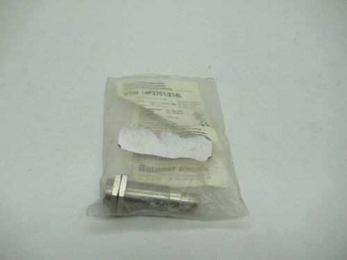 Baumer Electric IFRM18P3701/S14L Inductive Proximity Switch Open Bag NEW