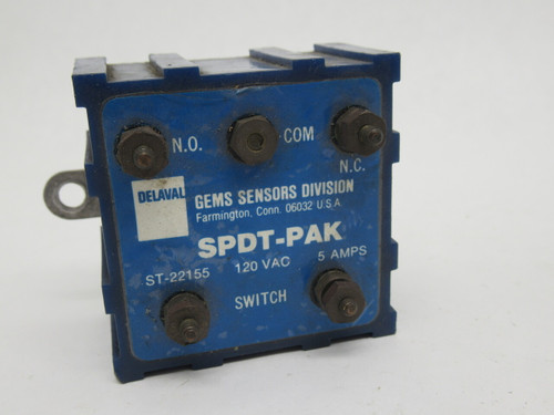 Gems Sensors ST-22155 Sensor Switch 120V 5Amp USED