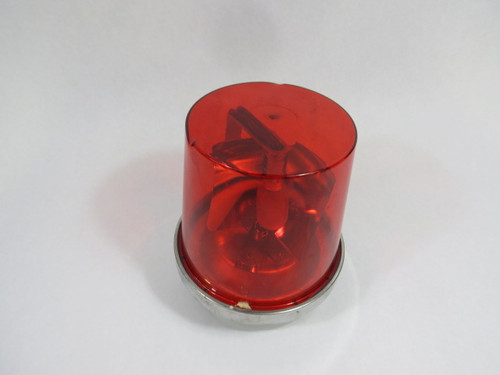 Edwards 51CB-N5-40W Red Strobe Light *Dented Lens* USED