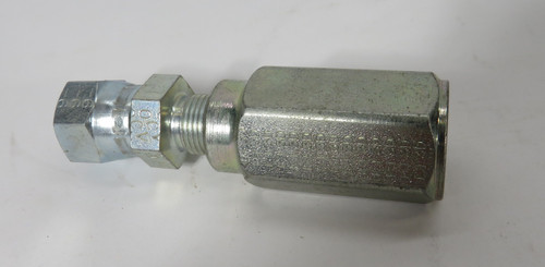 Parker 20142-6-6 Hydraulic Hose Fitting 3/8" Hose 3/8"-18 USED