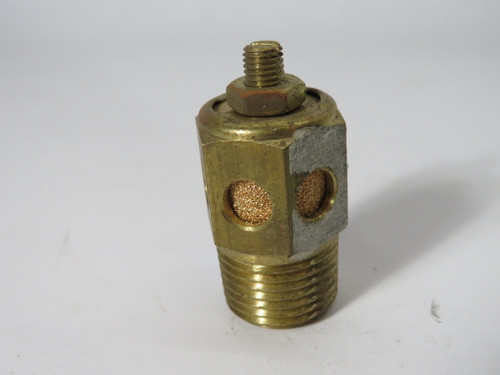 Miller 331-904 Brass Speed Control Muffler 1/2" NPT SHELF WEAR NOP