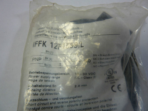 Baumer IFFK-12P1599/L Proximity Switch 10-30VDC 2mm NWB