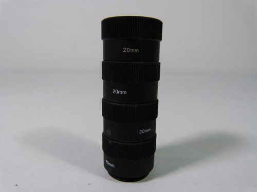 DVT LNC-XKIT-20/20/20/20 Lens Extender Kit 20mm Lot of 4 NOP