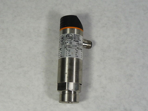 IFM PN4222 PN-100-SBN14-HFBOW/LS//V LED Display Pressure Monitor SHELF WEAR USED