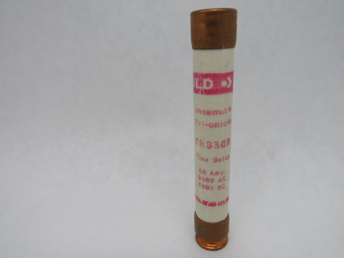 Gould Shawmut TRS30R Tri-Onic Time Delay Fuse 30A 600VAC 300VDC USED