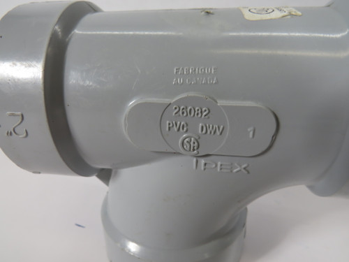 Ipex 026082 Grey PVC DWV Tee Fitting 2"OD SHELF WEAR NOP