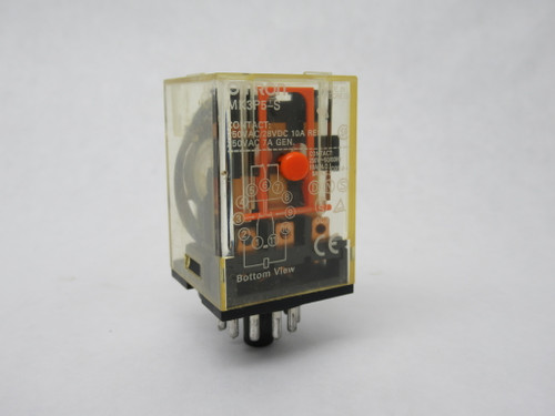 Omron MK3P5-S-AC120 Plug-In Relay 120VAC 10A@250VAC/28VDC 7A@250VAC 11-Pin USED