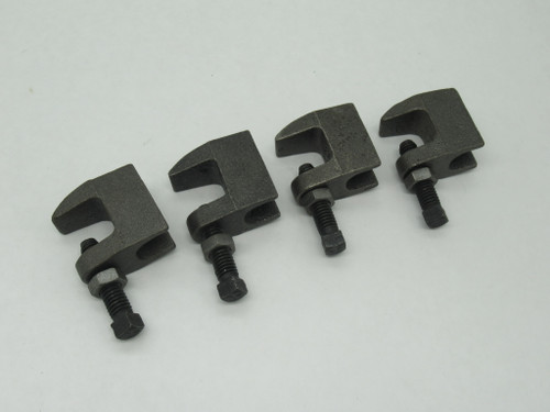 Eaton B3034-3/8 Wedge C-Clamp Size 3/8"-16 Lot of 4 SHELF WEAR NOP