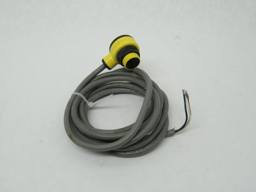 Banner T18SP6R Photoelectric Receiver 10-30VDC 150mA 20m Range PNP 2m L USED