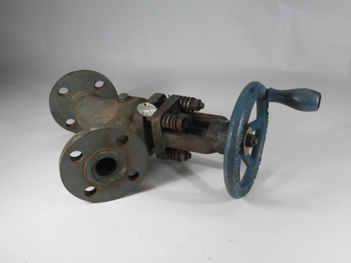 Yarway 3488-R Angle Blow-Off Valve 1-1/2" 300 psi 515 psi Type B USED