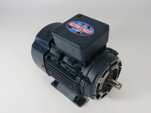 Leeson 192098.00 Metric Motor 0.33HP 0.25kW 1700rpm 575V D71 IP55 3Ph 0.57A USED