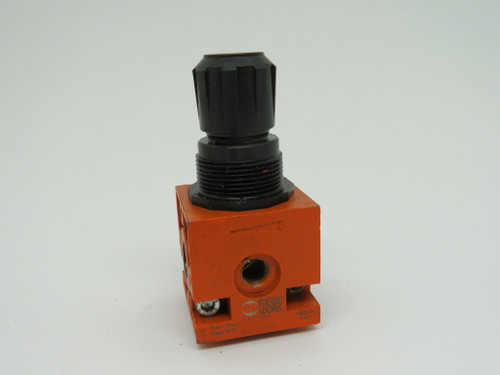 Metal Work 1202002 Pressure Regulator 0-8 Bar 1/4" Port Missing Screw USED