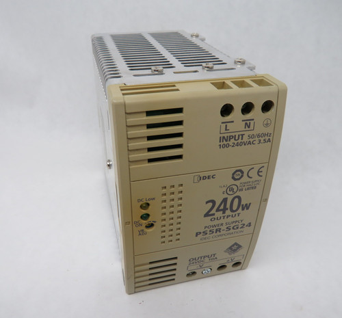 Idec PS5R-SG24 Power Supply 240W 24VDC 10A SHELF WEAR USED