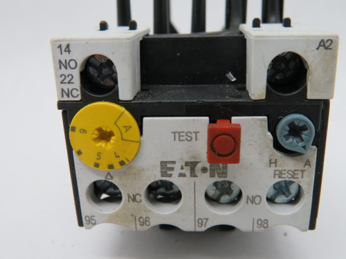 Eaton XTOB006BC1 ZB12-6  Overload Relay 4-6A 1NO 1NC USED