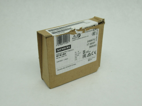 Siemens 6ES7135-6TD00-0CA1 Analog Output Module 4-Channel 24VDC 115mA NEW
