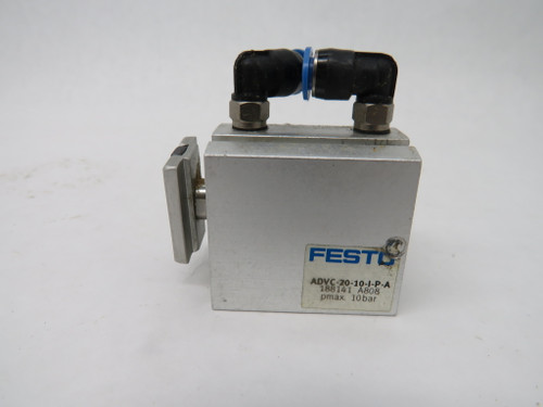 Festo 188141 ADVC-20-10-I-P-A Short Stroke Cylinder 10BAR USED