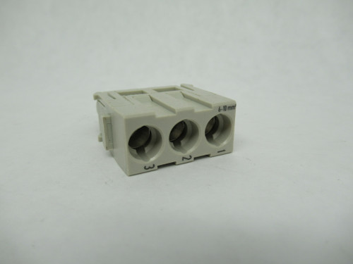 Harting 09140032702 Female Axial Module 40A 690V 3-Position 6-10mm NOP