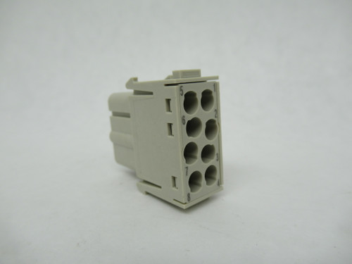 Harting 09140083101 Female Crimp Module 16A 400V 8-Position NOP