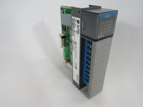 Allen-Bradley 1746-IB16 Series C Input Module 10-30VDC BROKEN MOUNT CLIPS USED