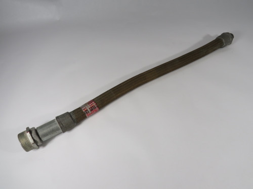O-Z/Gedney ECGJH-50-18 Bronze Braid Flex-Coupling Hose 1/2" Size 18" Long USED