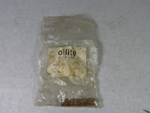 Oilite AA628-06 Brass Sleeve Bushing .628"OD .5015"ID .75"L Lot of 4 NWB