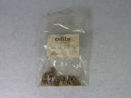 Oilite AA519-01 Bronze Bushing .502"OD .252"ID 0.50"L Lot of 19 SHELF WEAR NEW