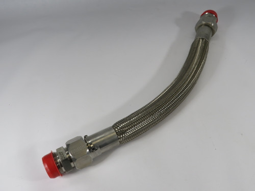 Flex-Pression FP-SSB-20-0240-M Stainless Steel Hose 1-1/4" 24"L SHELF WEAR NOP