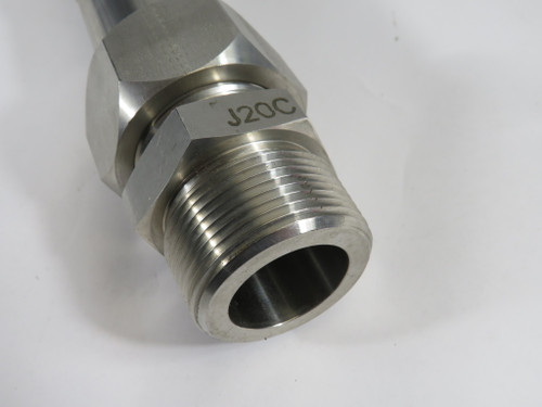 Flex-Pression FP-SSB-20-0240-M Stainless Steel Hose 1-1/4" 24"L SHELF WEAR NOP