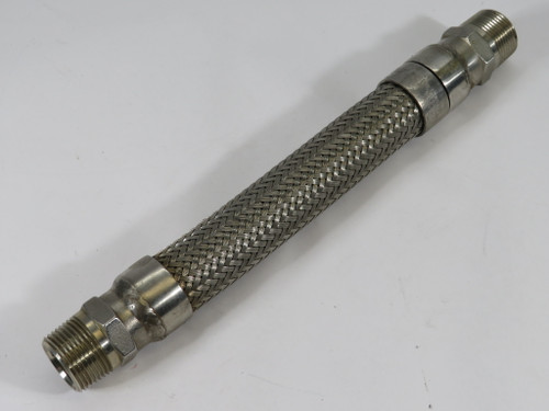 Flex-Pression FPH-12-10-S4-CRN Stainless Steel Hose 3/4" 10"L SHELF WEAR NOP