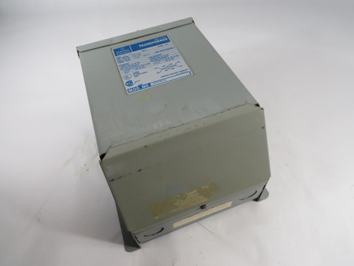 General Electric 9T51B12 Type QP Dry Transformer 2kVa Pri 240/480V 60Hz 1Ph USED