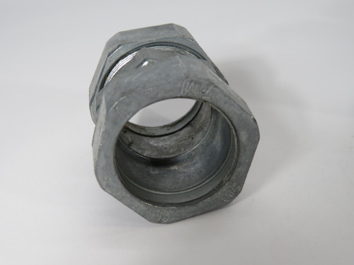 Halex 02410 1" EMT Compression Coupling Zinc Lot of 13 SHELF WEAR NOP