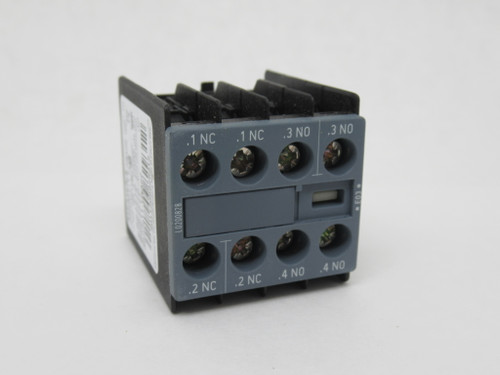 Siemens 3RH2911-1HA22 Auxiliary Contact Block 2NO 2NC 10A 240V NEW