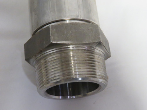 Flex-Pression FP-SSB-32-0700-H Stainless Steel Hose 2" 70"L SHELF WEAR NOP