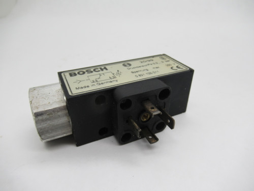 Bosch 0821100011 Pressure Switch 0,2..3 bar 250V USED