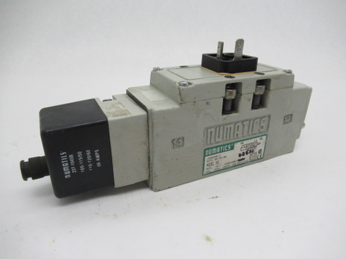 Numatics 123BA400LP6253C Pneumatic Valve 6 Amp USED