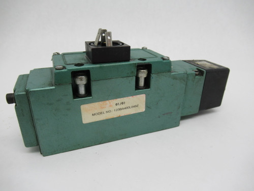 Numatics 123BA400L049Z Pneumatic Valve No Seal 0.6A USED