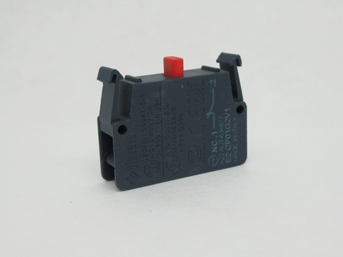 Pizzato E2 CP01G2V1 Panel Fixing Contact Block 500V 10A 1NC Slow Action NOP