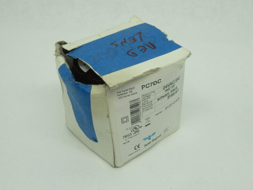 Auer Signal 910012405 PC7DC Steady Light Module Red LED 24VAC/DC BOX DAMAGE NEW
