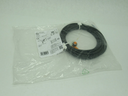 IFM EVC005 Female Cordset M12 Angled Socket 5m Length NWB